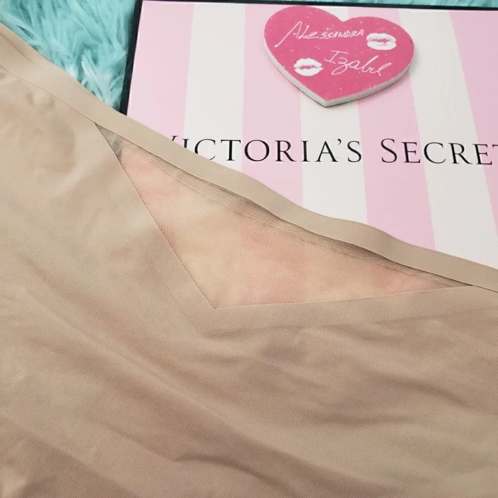 VS Very Sexy Beige Nude Mesh VS Hardware THONG